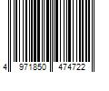 Barcode Image for UPC code 4971850474722