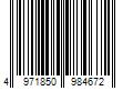 Barcode Image for UPC code 4971850984672