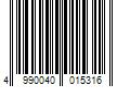 Barcode Image for UPC code 4990040015316