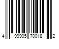 Barcode Image for UPC code 499905700182