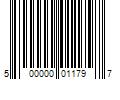 Barcode Image for UPC code 500000011797