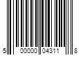 Barcode Image for UPC code 500000043118