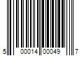 Barcode Image for UPC code 500014000497