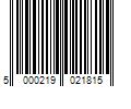 Barcode Image for UPC code 5000219021815