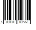 Barcode Image for UPC code 5000309002755