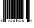 Barcode Image for UPC code 500033000430