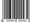 Barcode Image for UPC code 5000394002432