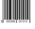 Barcode Image for UPC code 5000399001010