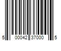 Barcode Image for UPC code 500042370005