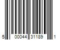 Barcode Image for UPC code 500044311891