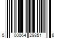 Barcode Image for UPC code 500064298516