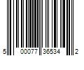 Barcode Image for UPC code 500077365342