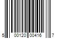 Barcode Image for UPC code 500120004167