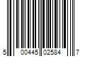 Barcode Image for UPC code 500445025847