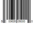 Barcode Image for UPC code 500635050000