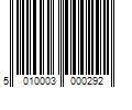 Barcode Image for UPC code 5010003000292