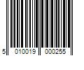 Barcode Image for UPC code 5010019000255