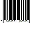 Barcode Image for UPC code 5010102100015