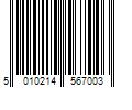 Barcode Image for UPC code 5010214567003