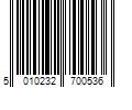 Barcode Image for UPC code 5010232700536