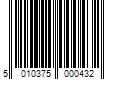 Barcode Image for UPC code 5010375000432