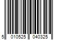 Barcode Image for UPC code 5010525040325