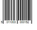 Barcode Image for UPC code 5011003000152