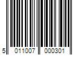 Barcode Image for UPC code 5011007000301