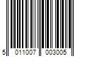 Barcode Image for UPC code 5011007003005