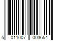 Barcode Image for UPC code 5011007003654