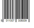 Barcode Image for UPC code 5011007005009