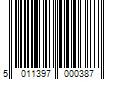 Barcode Image for UPC code 5011397000387