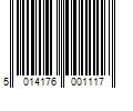 Barcode Image for UPC code 5014176001117