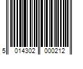 Barcode Image for UPC code 5014302000212