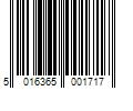 Barcode Image for UPC code 5016365001717