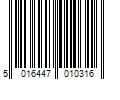 Barcode Image for UPC code 5016447010316