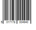 Barcode Image for UPC code 5017178004940