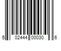 Barcode Image for UPC code 502444000306