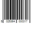 Barcode Image for UPC code 5025364000317