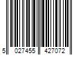 Barcode Image for UPC code 5027455427072