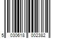 Barcode Image for UPC code 5030618002382