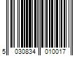 Barcode Image for UPC code 5030834010017