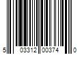 Barcode Image for UPC code 503312003740