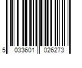 Barcode Image for UPC code 5033601026273