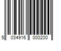 Barcode Image for UPC code 5034916000200