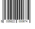 Barcode Image for UPC code 5035822000674