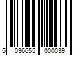 Barcode Image for UPC code 5036655000039