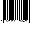 Barcode Image for UPC code 5037353000420