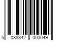 Barcode Image for UPC code 5038342000049