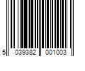 Barcode Image for UPC code 5039382001003